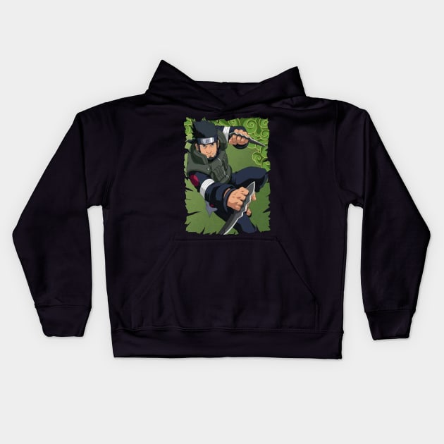 ASUMA SARUTOBI ANIME MERCHANDISE Kids Hoodie by julii.draws